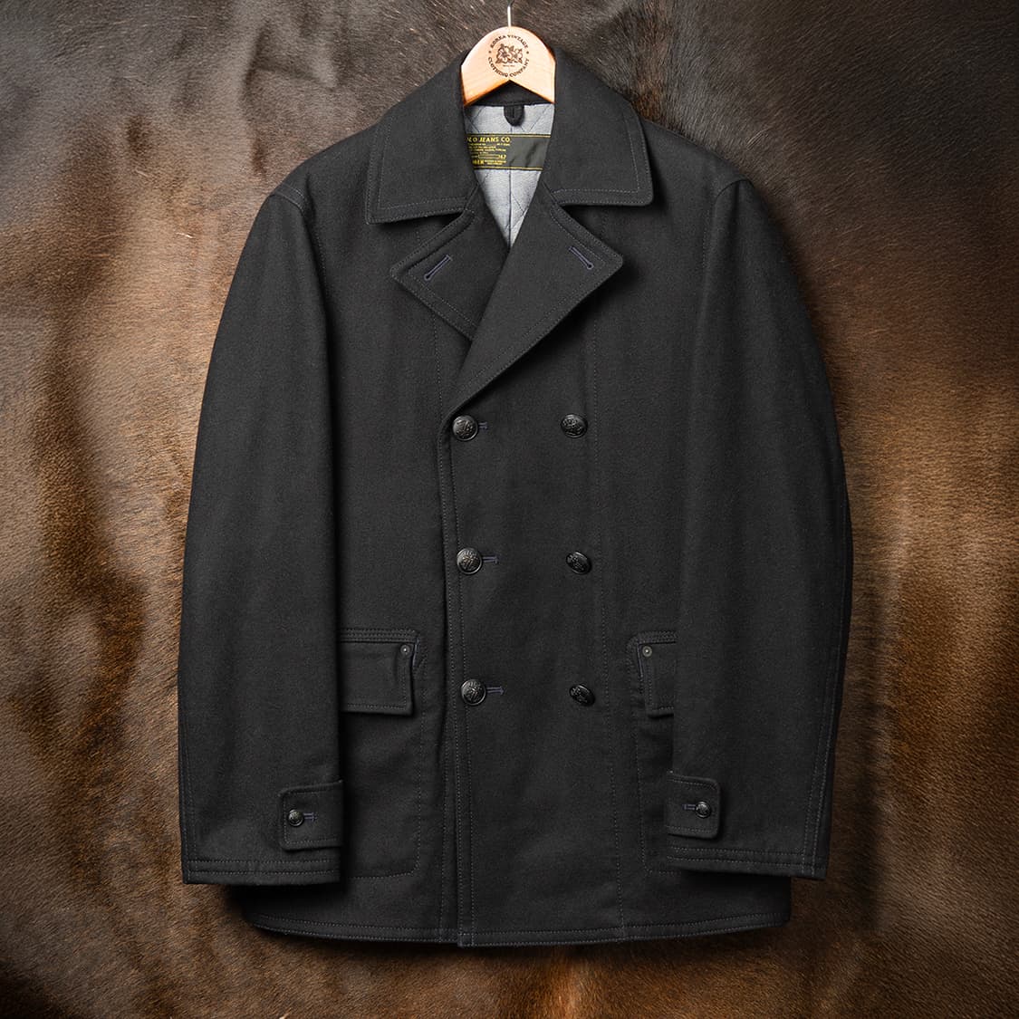 [103] 00s 폴로진스 컴퍼니 울 미해군 피코트  상품이미지1