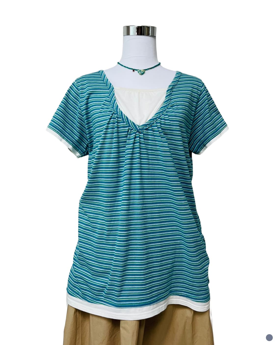 Blue layered t shirt 상품이미지4