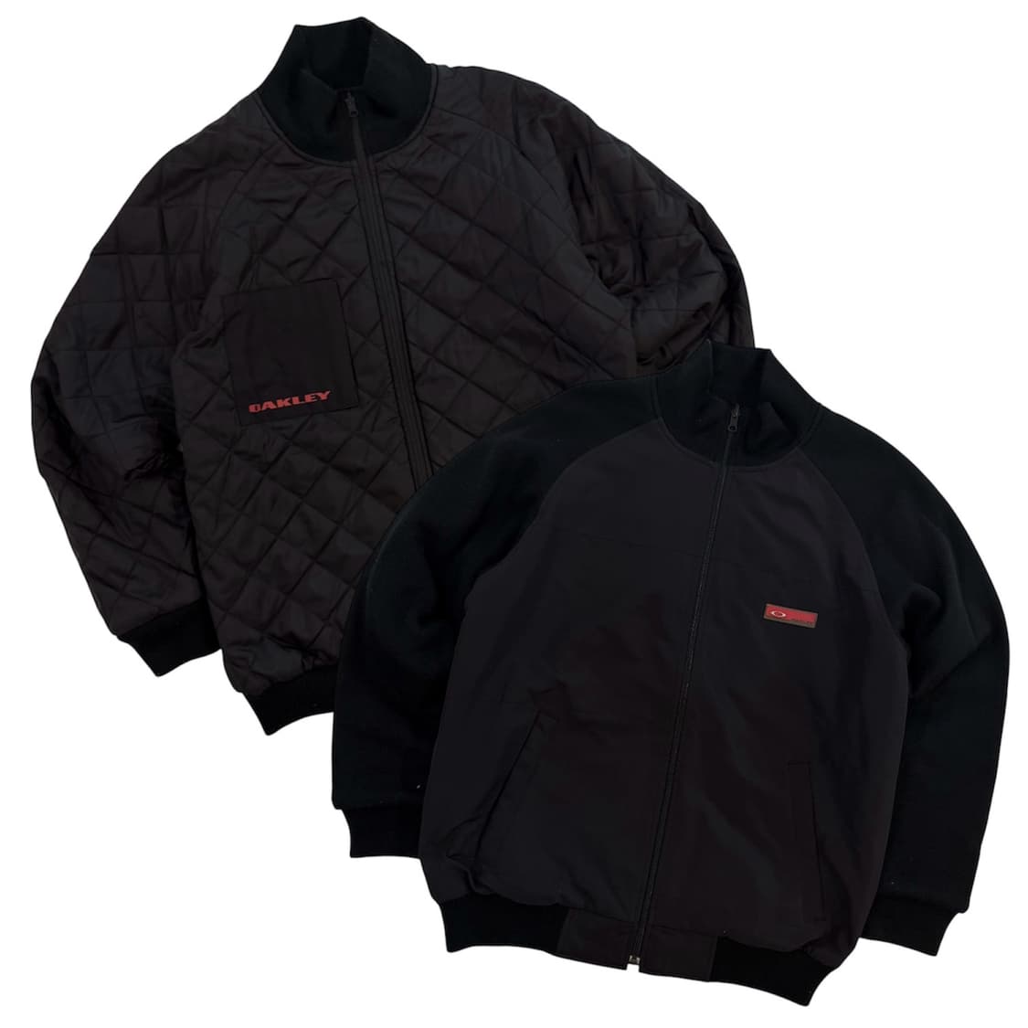 00s 오클리 아카이브 리버시블 니트 퀼팅자켓 상품이미지1