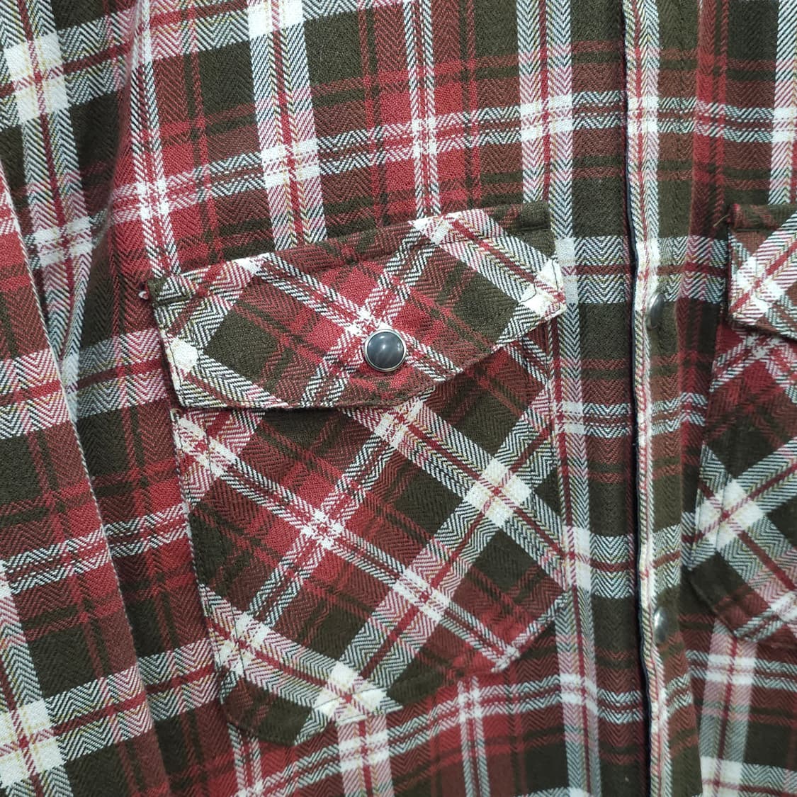 일본 AQUA PLANET 웨스턴 체크셔츠- M 상품이미지3