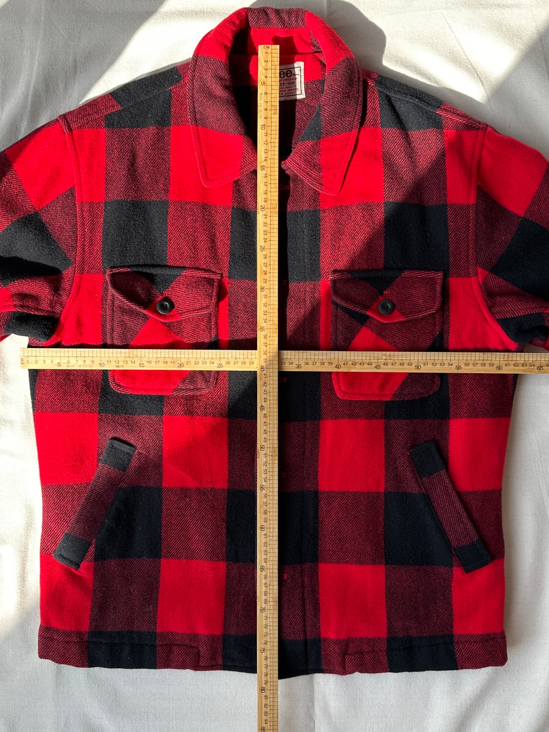 Lee 버팔로체크 90s 누빔 울자켓 100 상품이미지10