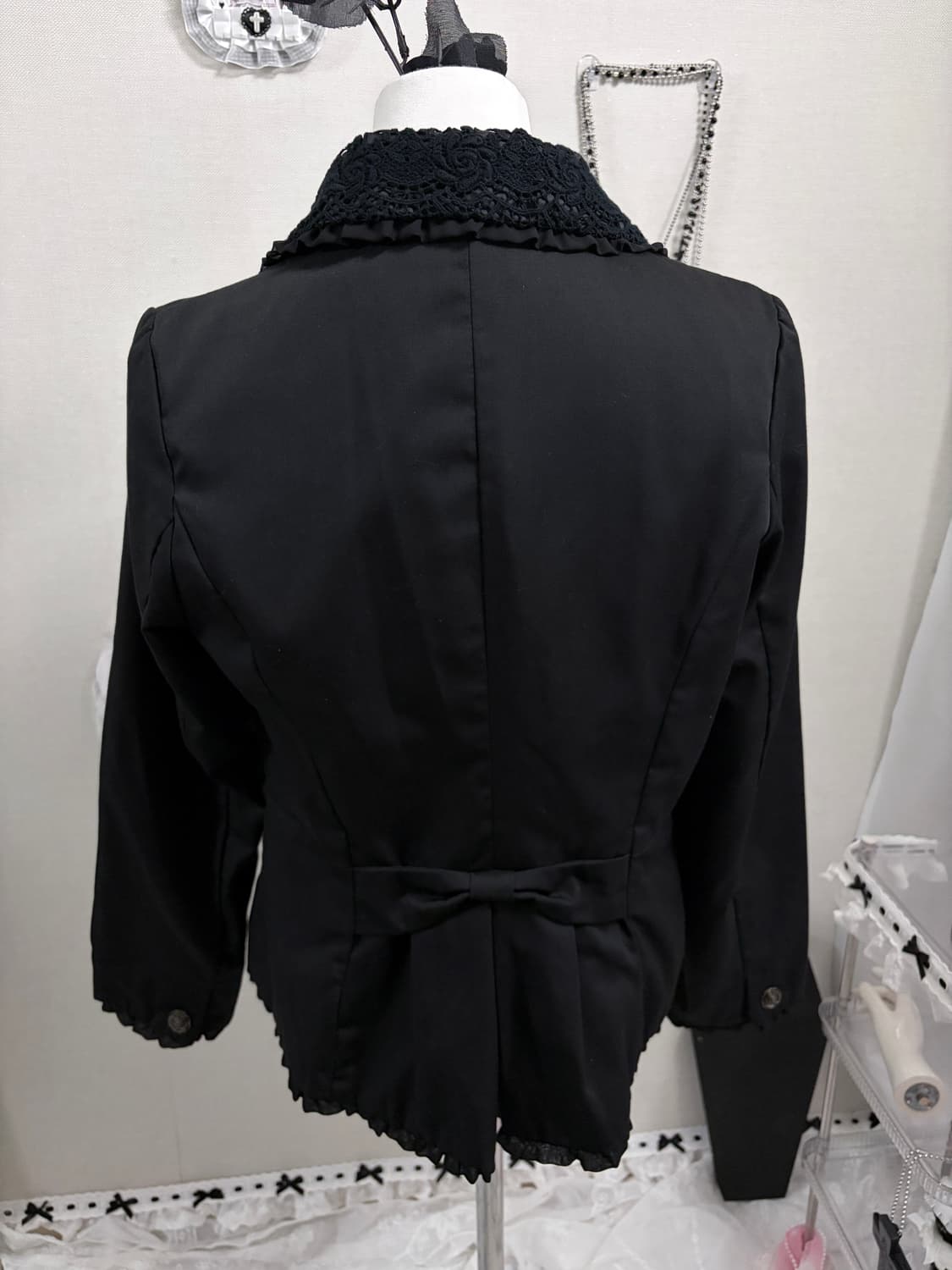 액시즈팜 엑시즈팜 리본 프릴 자켓 상품이미지8