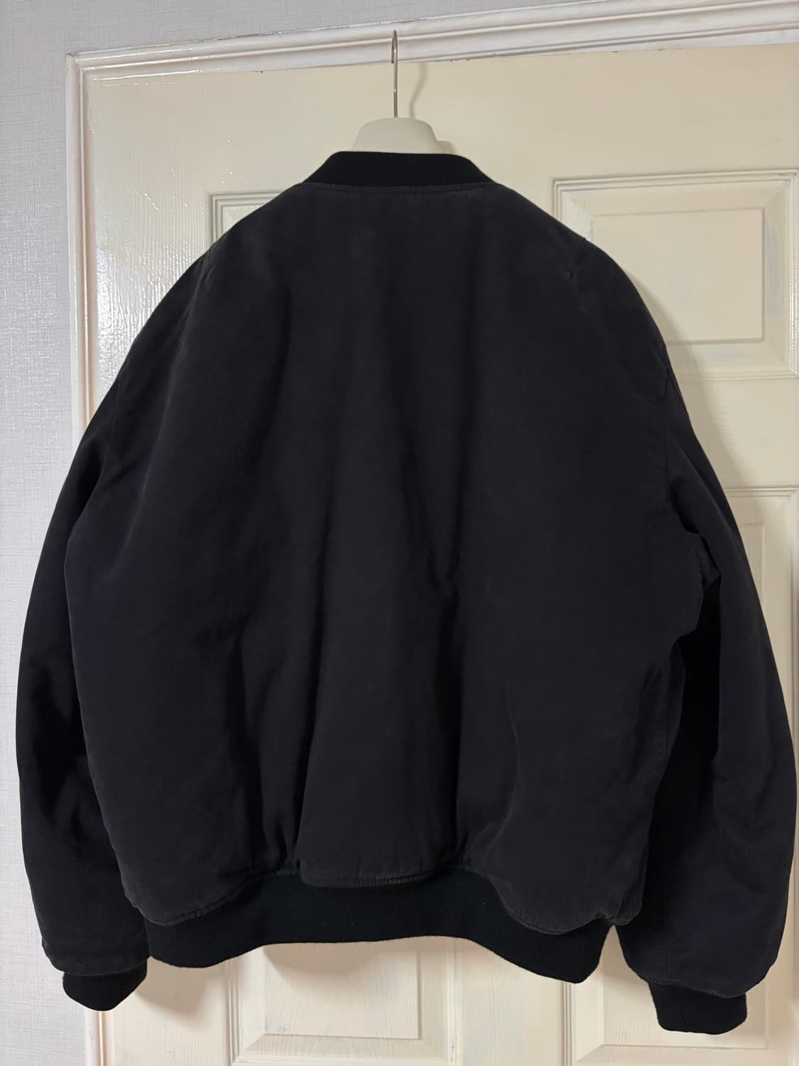 (M) 포스텍스 가먼츠 코튼 봄버 블랙 상품이미지3