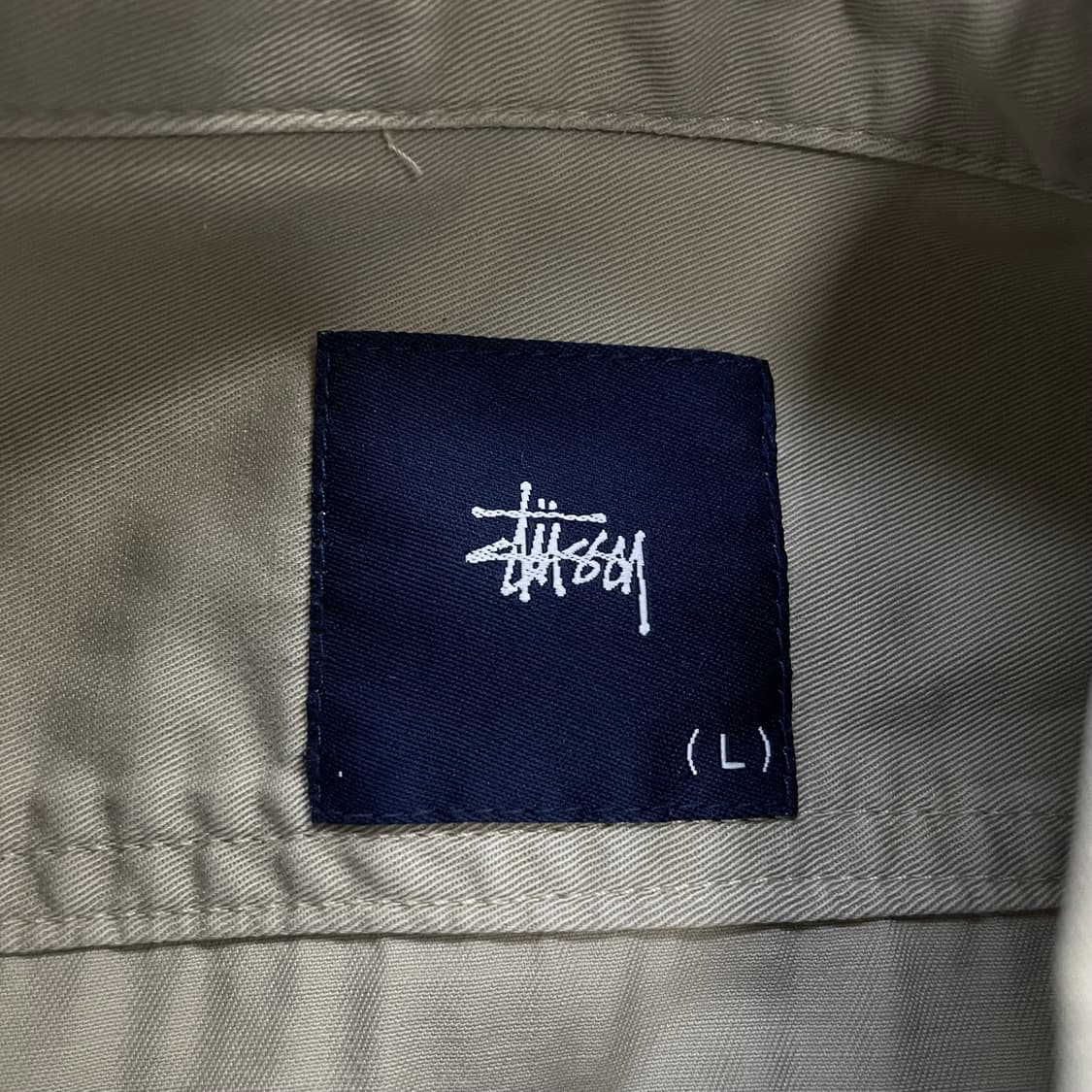 스투시 Stussy 00s 코튼 포켓 셔츠 자켓 베이지 상품이미지3