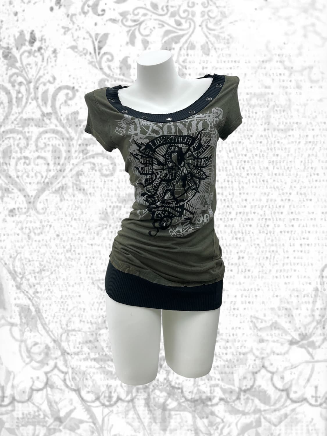 'LIBERTALIA' eyelet printing one-piece 상품이미지2