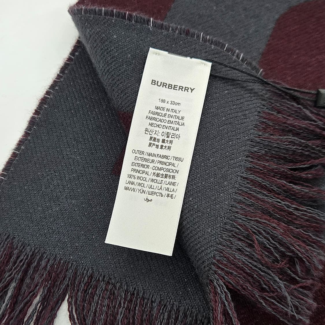 버버리 로고 머플러 목도리 상품이미지5
