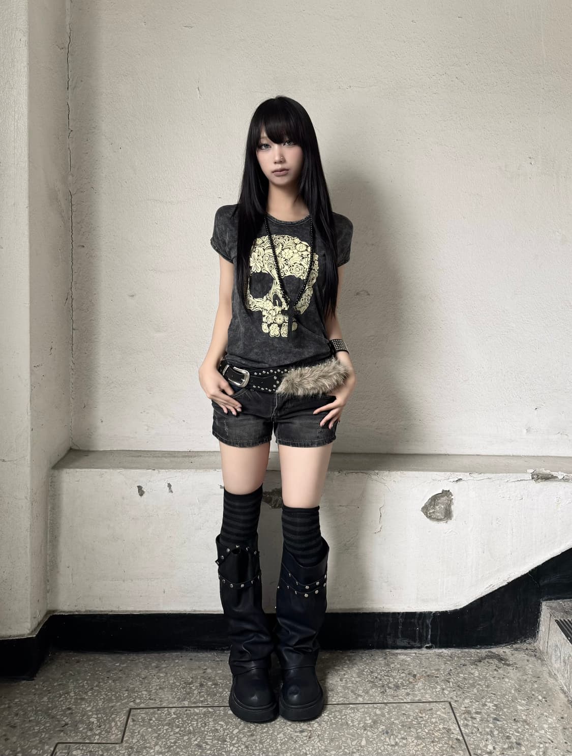 Skrr back point top 상품이미지1