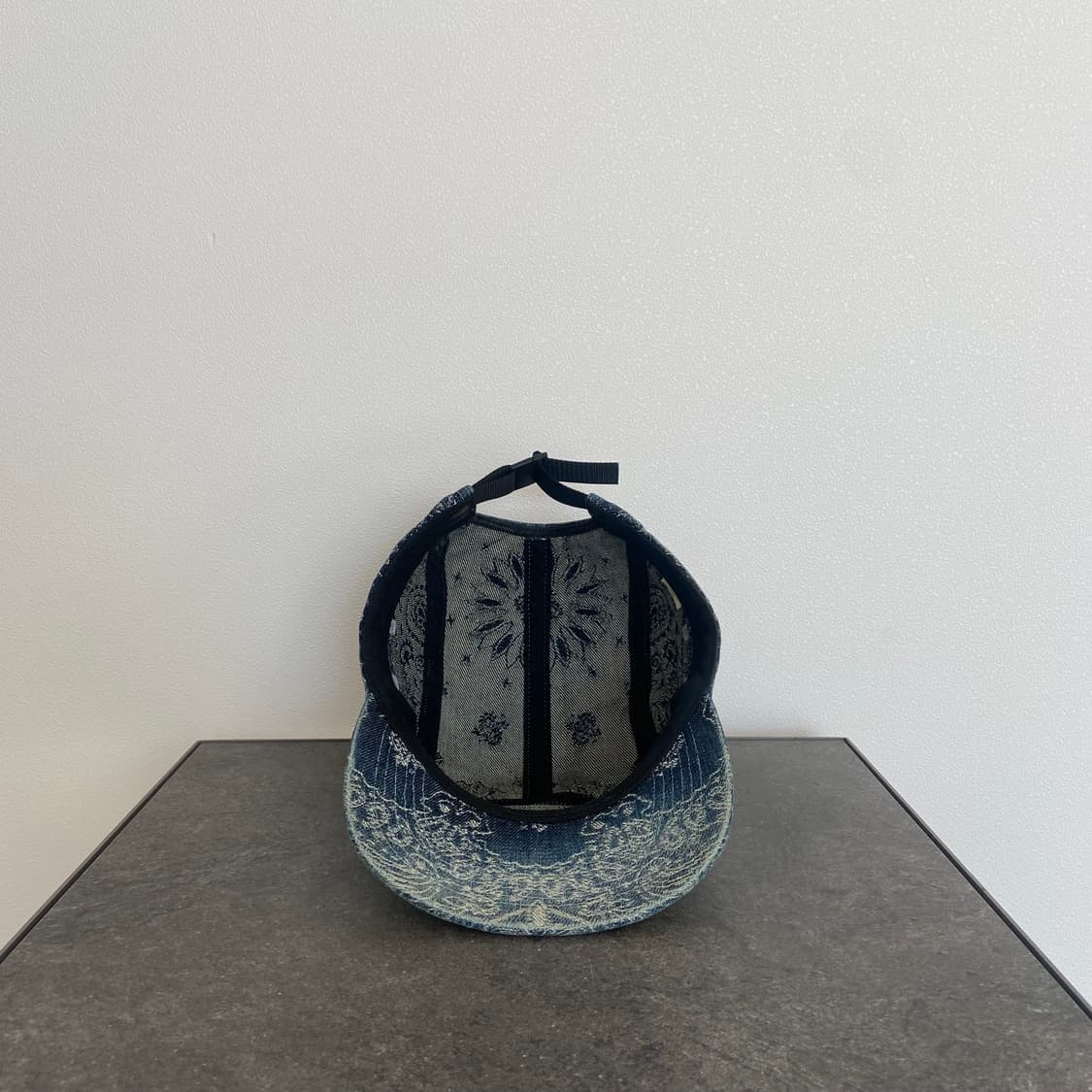 슈프림 반다나 워시드 데님 박스로고 캠프캡 모자 상품이미지5