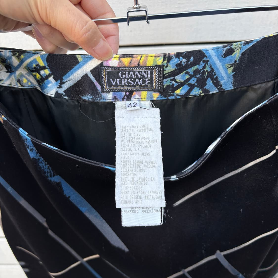 Versace 베르사체 실크 스커트 상품이미지8