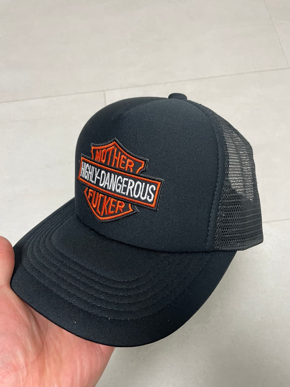 할리데이비슨 패러디 트러커 메쉬 캡 상품이미지2