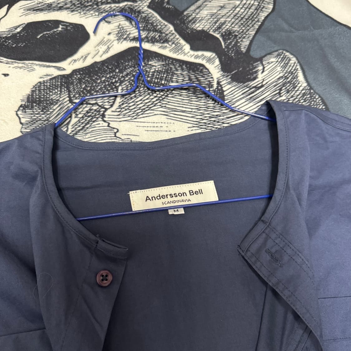 앤더슨벨 노카라 셔츠 M사이즈 상품이미지2