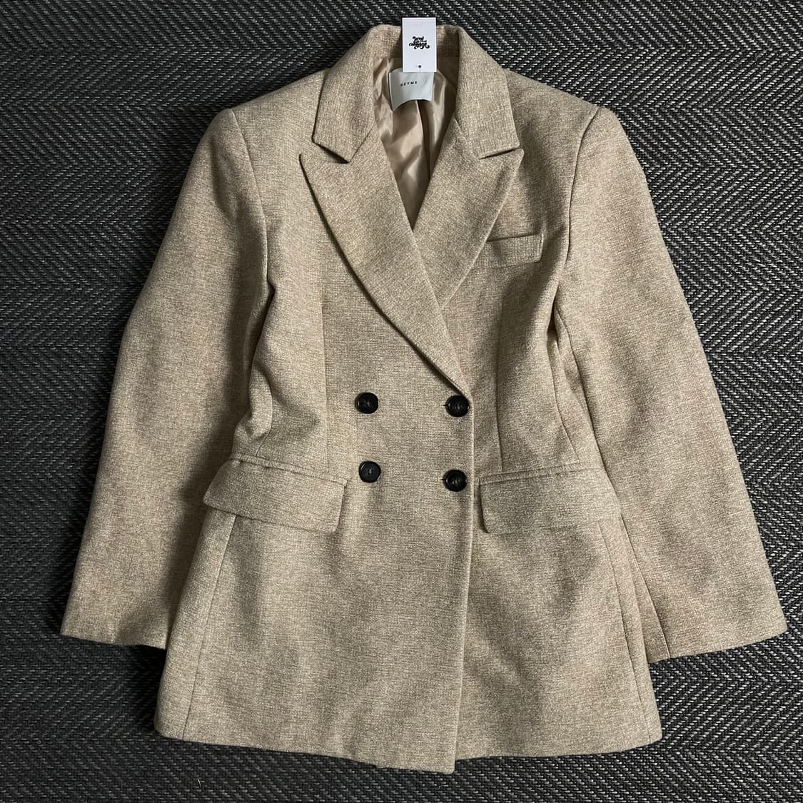 빈티지 우먼스 울 더블 하프 코트y 3250 상품이미지2