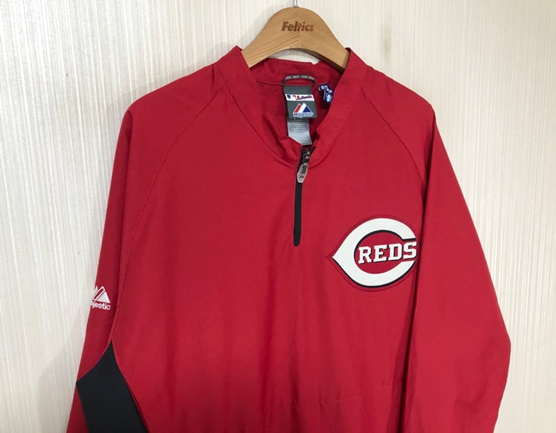 MLB 마제스틱 신시티네레즈 어센틱바람막이/웜업풀오버 S 상품이미지5