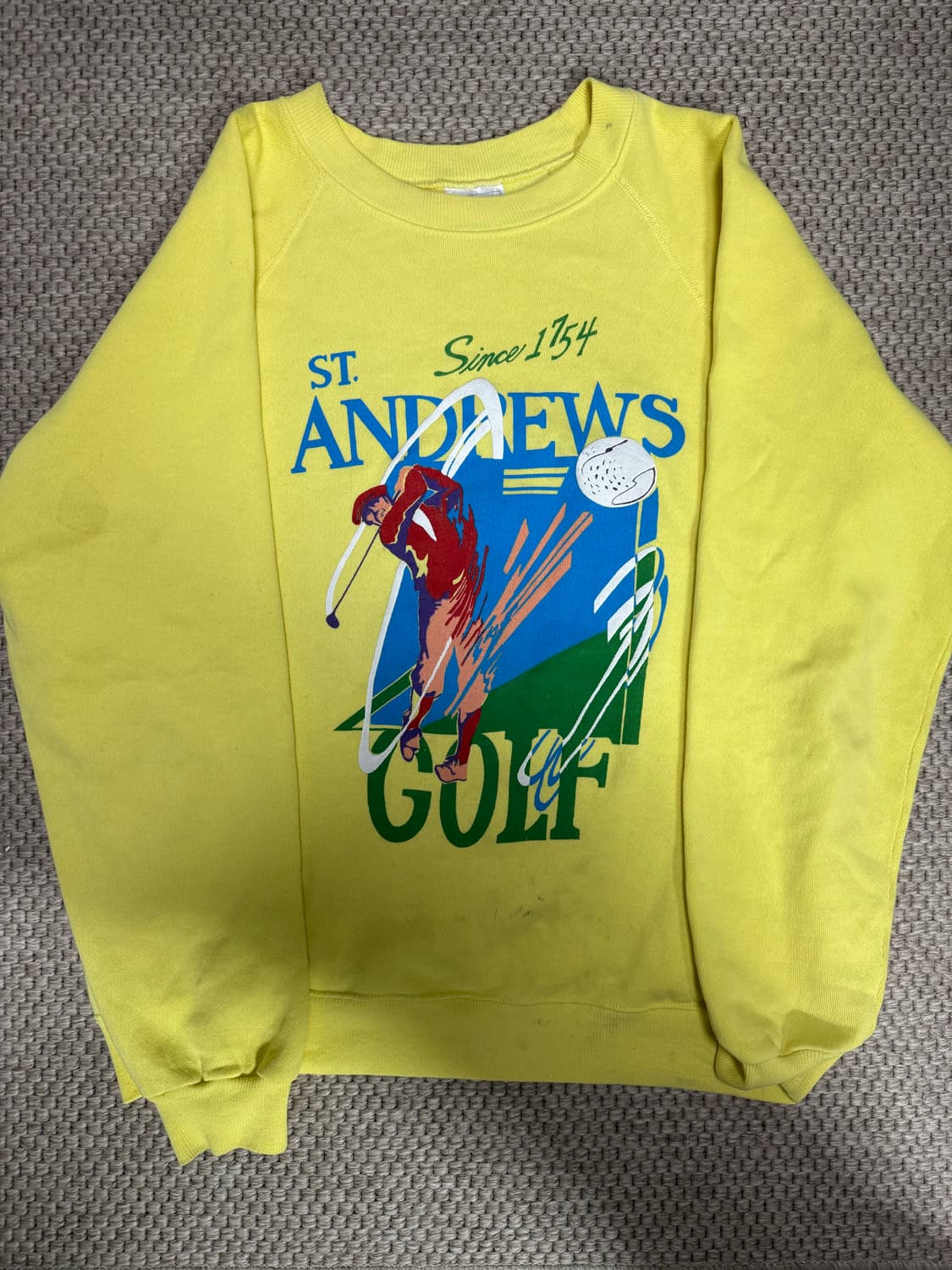 usa 빈티지 래글런 스웻셔츠 상품이미지1