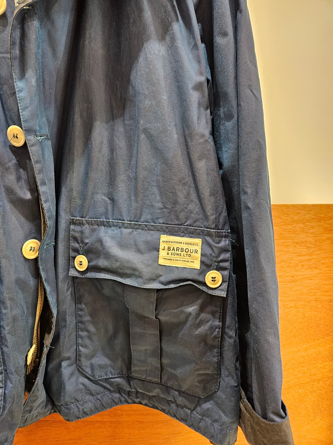 바버 라이트웨이트 왁스자켓L 상품이미지3