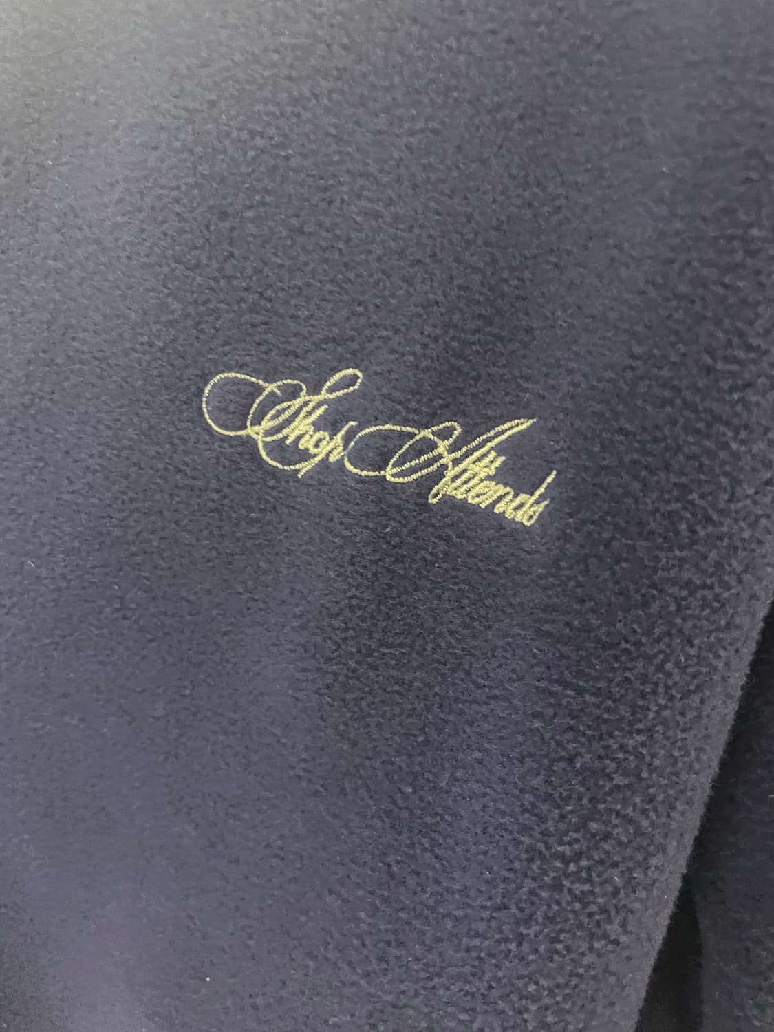 새상품) 샵 어텐즈 Shop attends 블루 플리스 후리스 상품이미지4