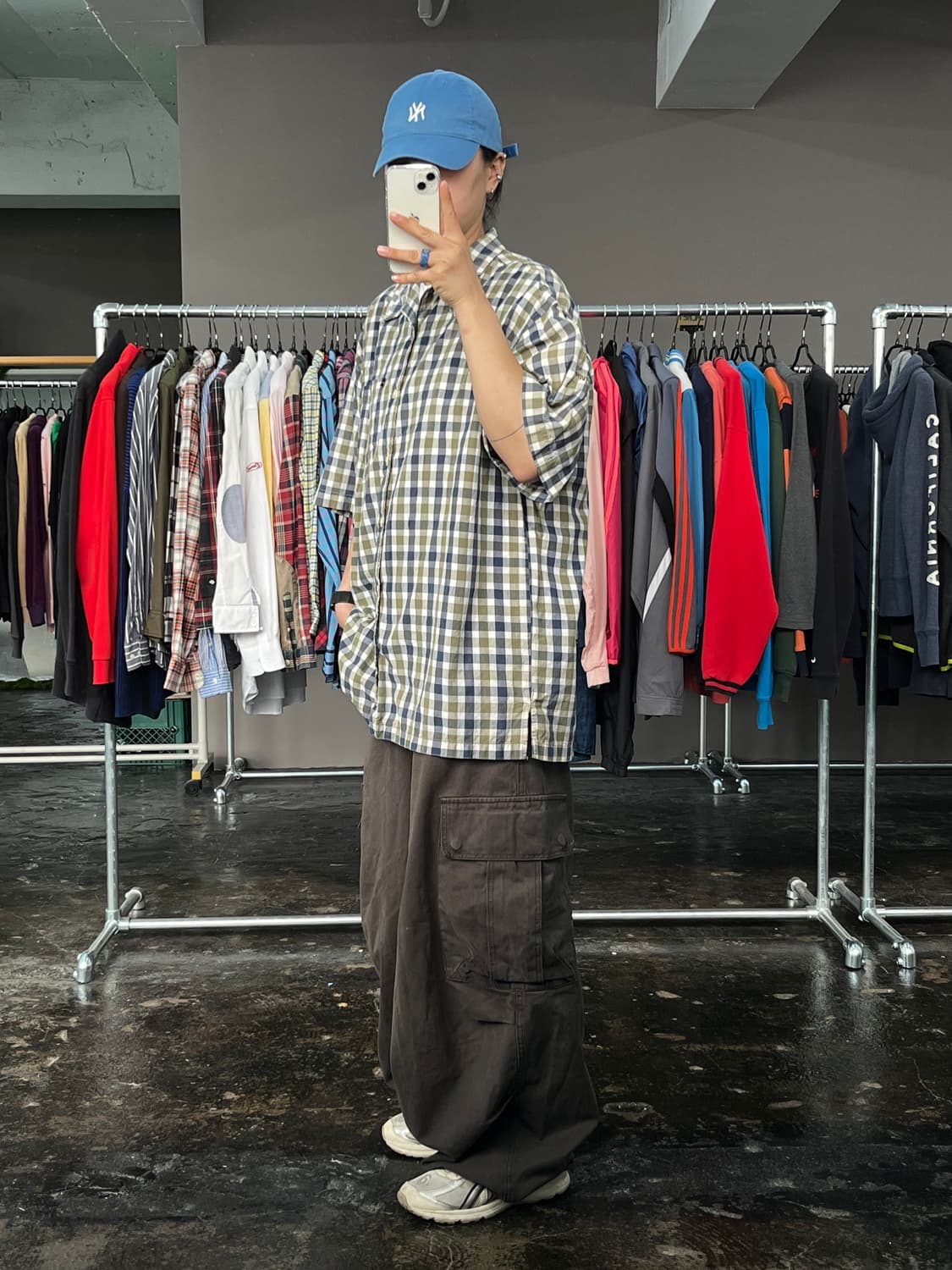 QUIKSILVER 체크 반팔 셔츠 상품이미지5