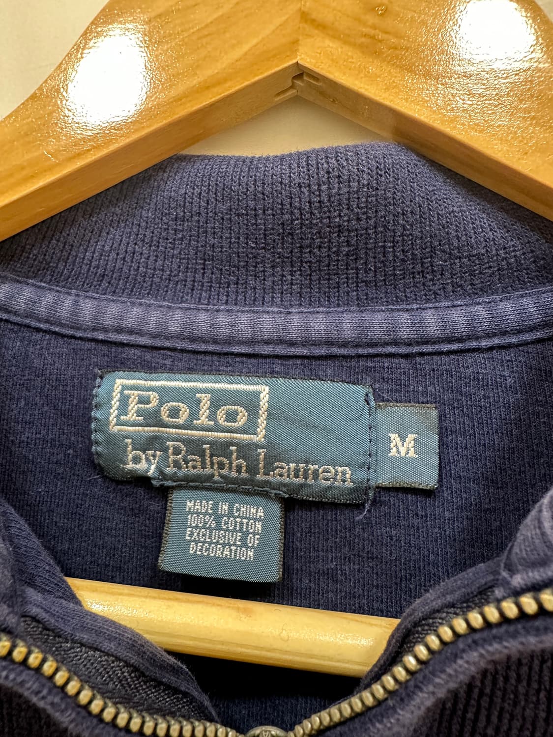 폴로 랄프로렌 네이비 하프집업 스웨터 상품이미지2