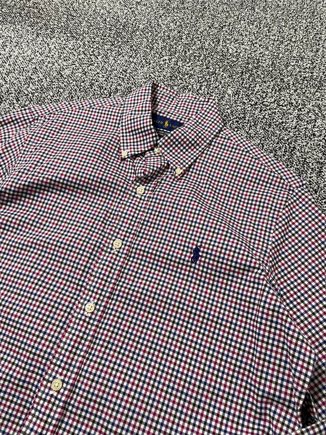 빈티지9. 폴로랄프로렌 클래식핏 체크셔츠 코튼 셔츠 상품이미지2