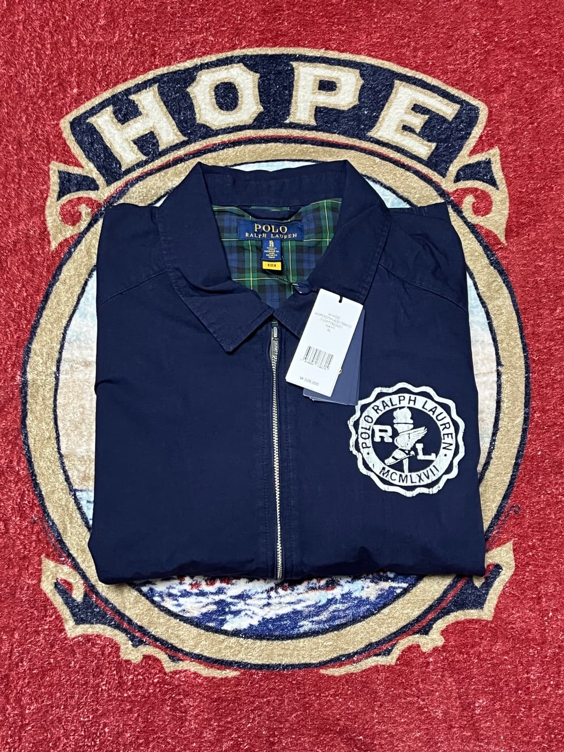 폴로 캔버스 크레스트 프린트 자켓 상품이미지1