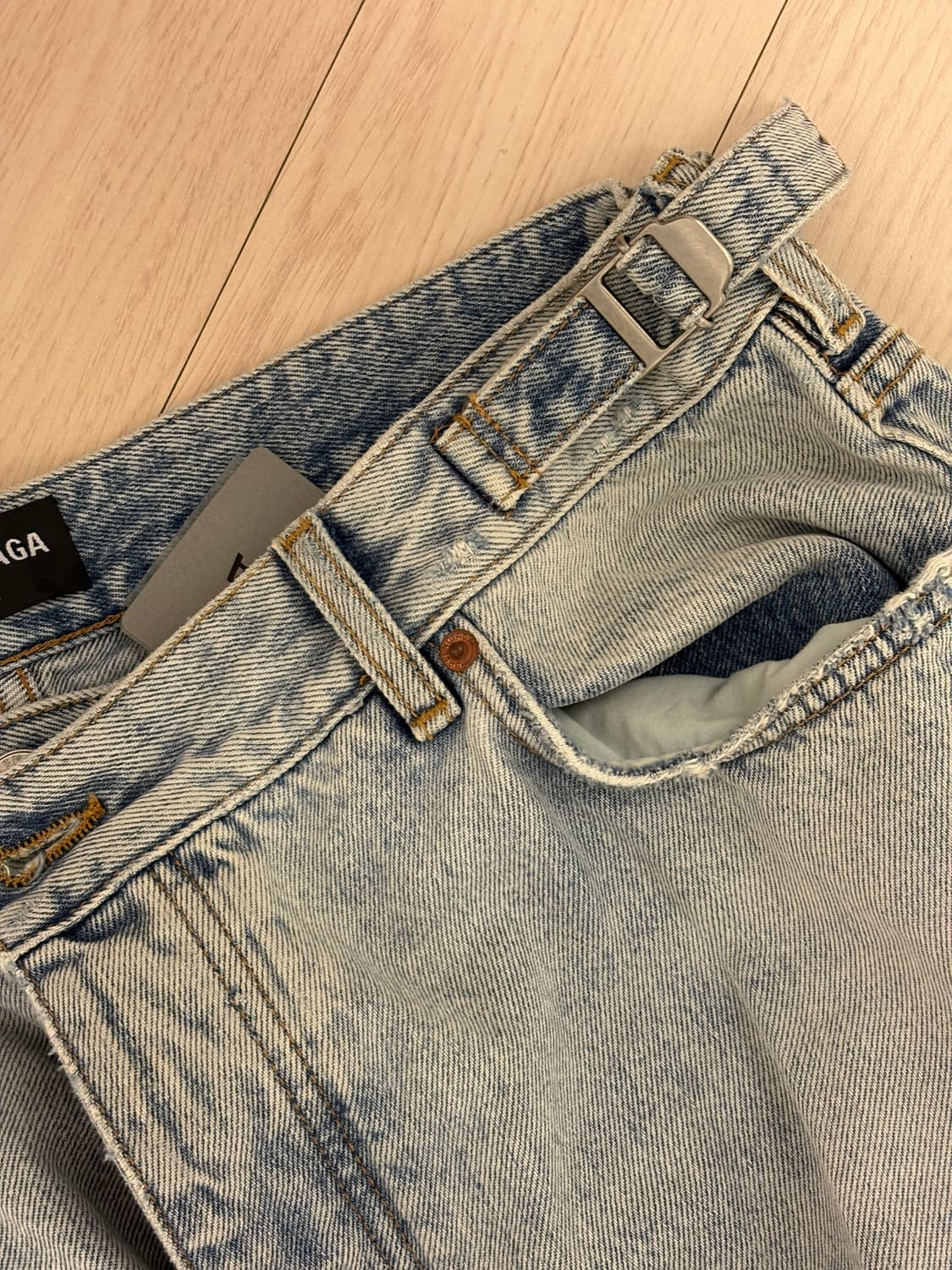 (M) BALENCIAGA 발렌시아가 연청데님 상품이미지4