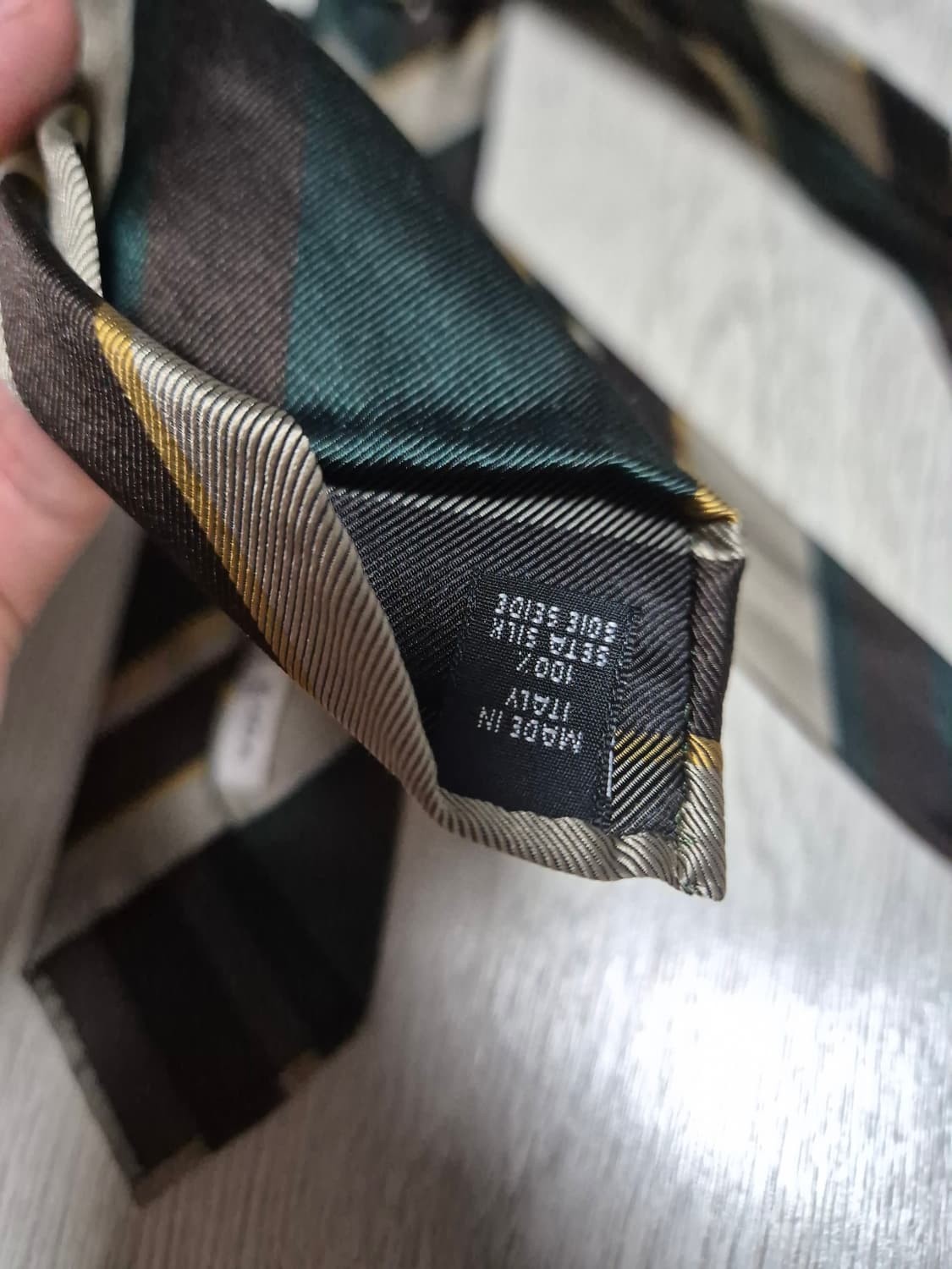 [F]안드레아서울 켄지카가  7폴드 실크 타이/드레익스링자켓  상품이미지4