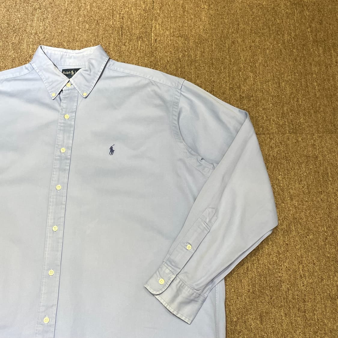 (XL) POLO 폴로 랄프로렌 솔리드 셔츠 블레이크 상품이미지5