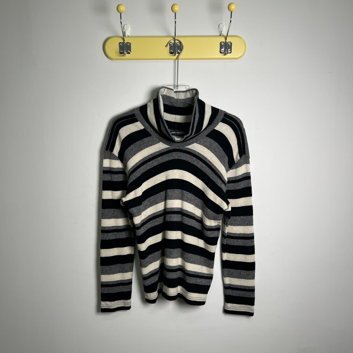준야 와타나베 꼼데가르송 스트라이프 터틀넥 니트 M 상품이미지1