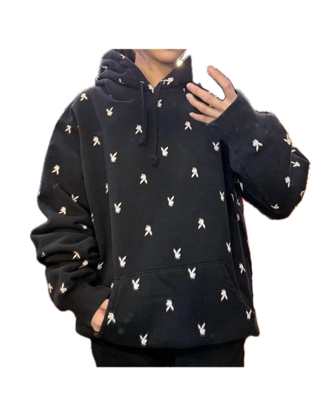 슈프림 플레이보이 후드티  2015년도 72 57 L 상품이미지3