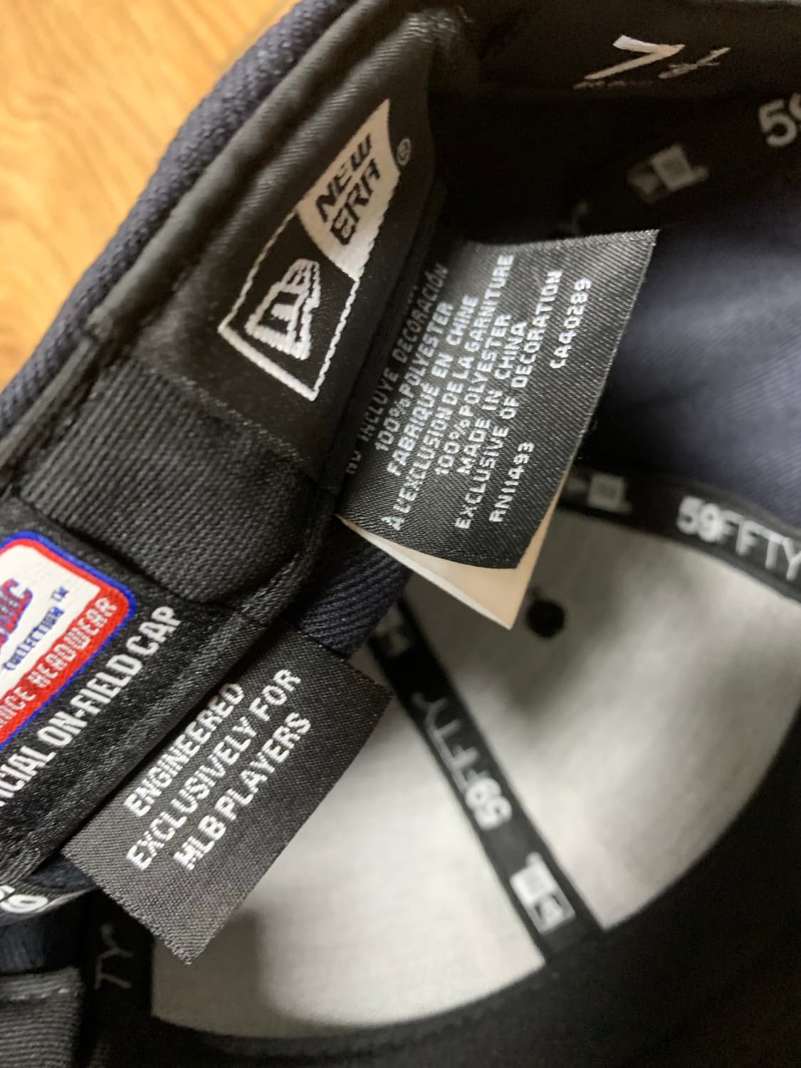 새제품 뉴에라 캡(네이비) 상품명 사진참고 (택o) 상품이미지3