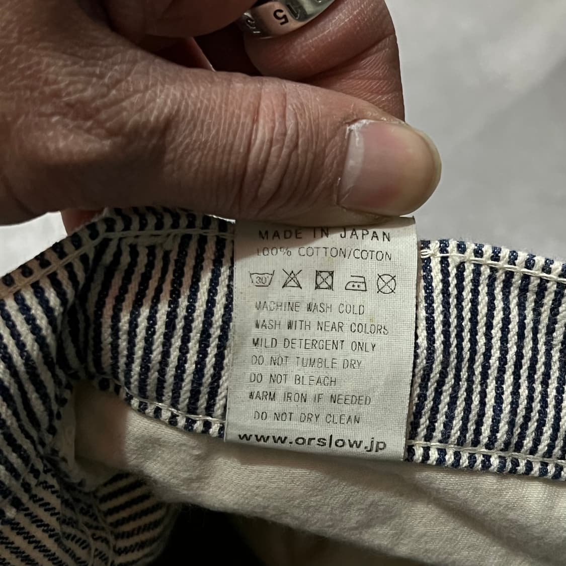  오어슬로우 스트라이프 팬츠 y15286 상품이미지7