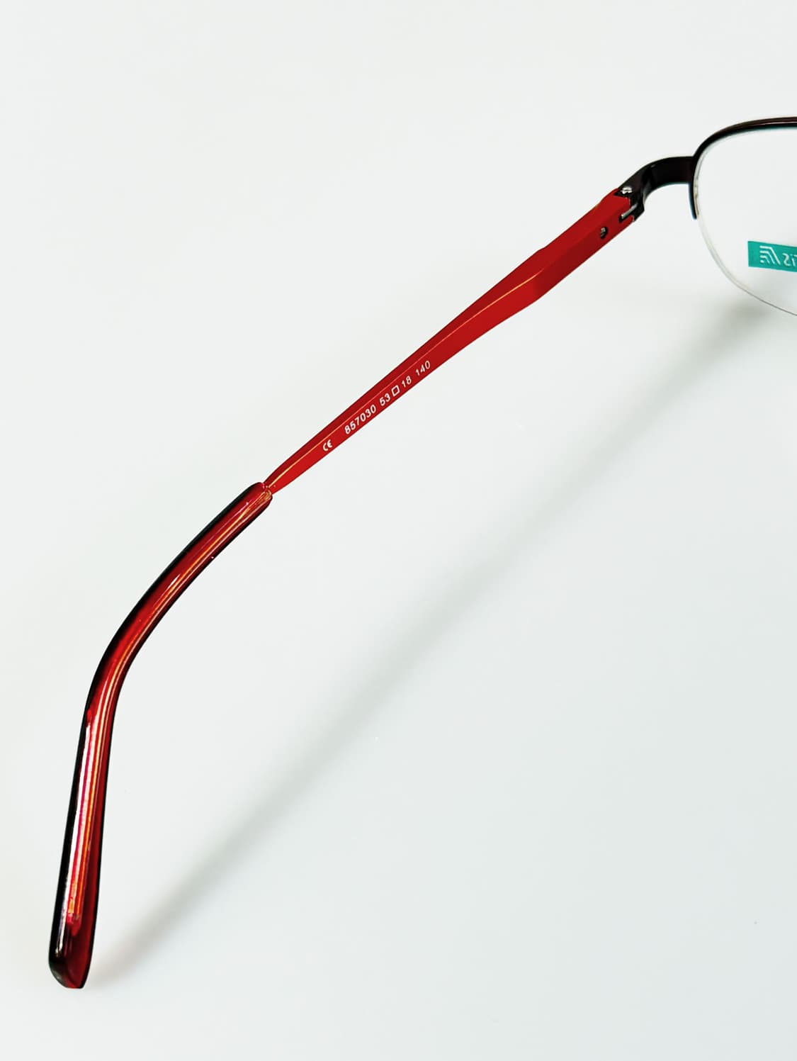 90s FUTIS 스퀘어 반무테 프레임 빈티지 안경 상품이미지7