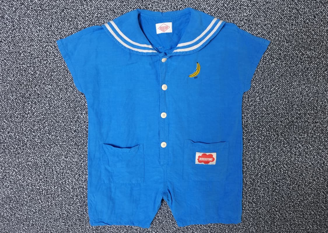 [무료배송][110-120]베베드피노 바나나 린넨 점프수트 상품이미지1