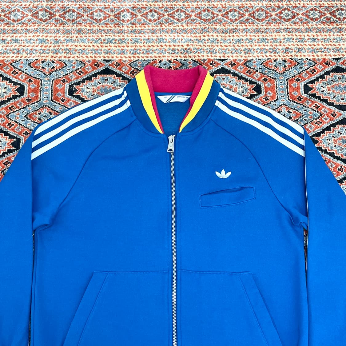 아디다스 블루 집업 블루종 져지 자켓 여성95  상품이미지2