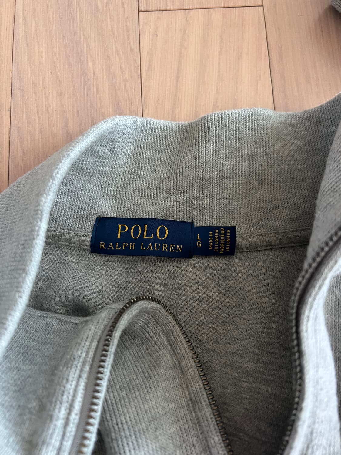Polo Ralph Lauren Grey Half-Zip Cotton S 상품이미지4