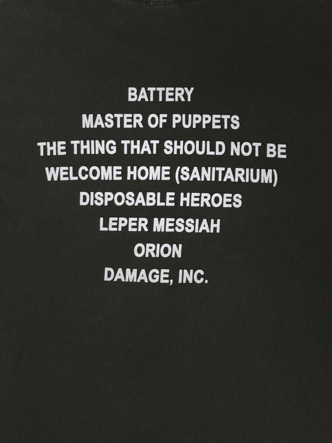 00s 메탈리카 Master of Puppets 티셔츠 상품이미지7