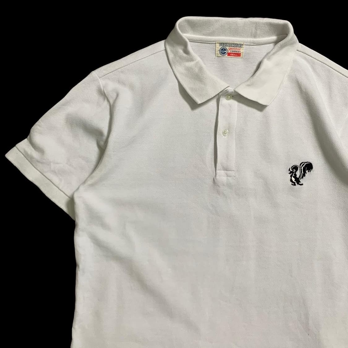 [S] 버즈릭슨 X 스컹크웍스 흰색 카라 반팔티셔츠 상품이미지2