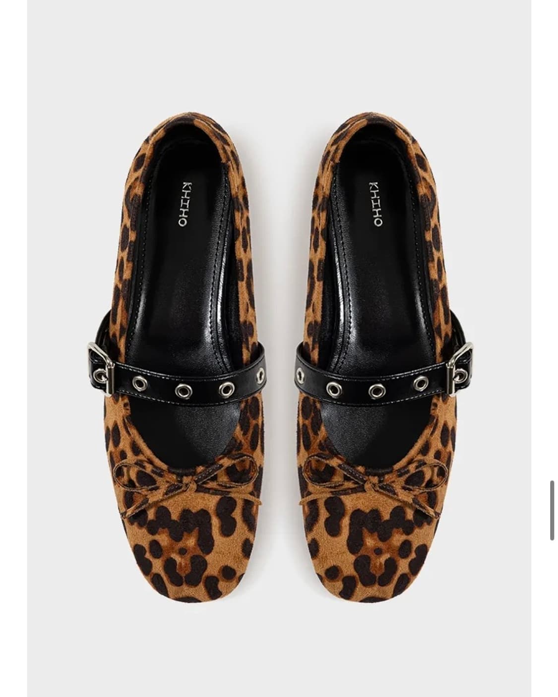 [2회 착용] khiho 기호 버클 스트랩 발레리나 플랫_원가 19.8 상품이미지3