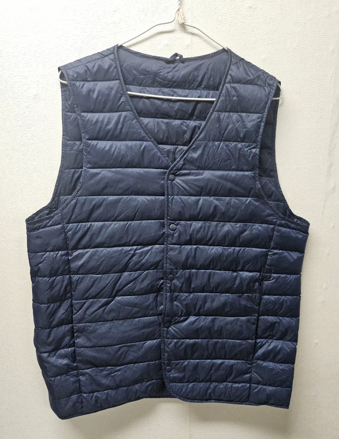 네이비 패딩 조끼 경량 패딩 베스트 L 상품이미지1