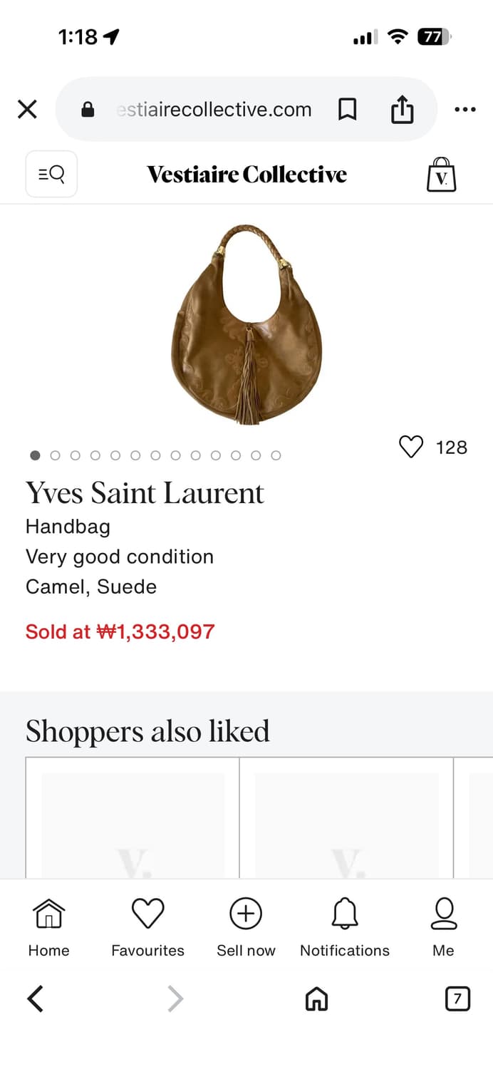 입생로랑 태슬 호보백  상품이미지5