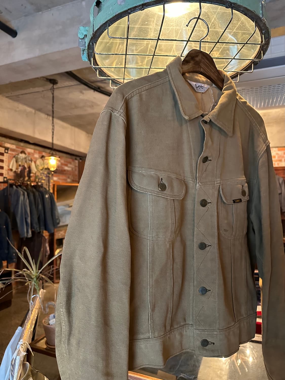 70s USA LEE 빈티지 리 몰스킨 트러커 자켓 101j 220j 상품이미지4