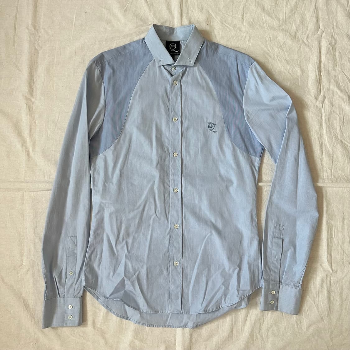 알렉산더 맥퀸 시그니쳐 믹스드 패브릭 셔츠 상품이미지2