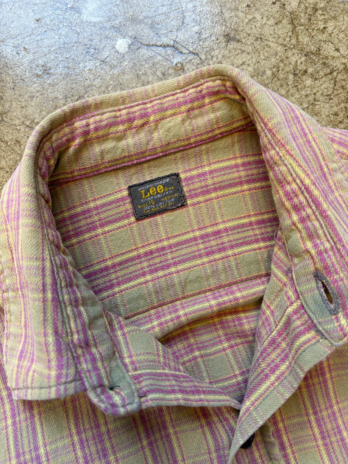 리 Lee 빈티지 웨스턴 체크 셔츠 상품이미지3