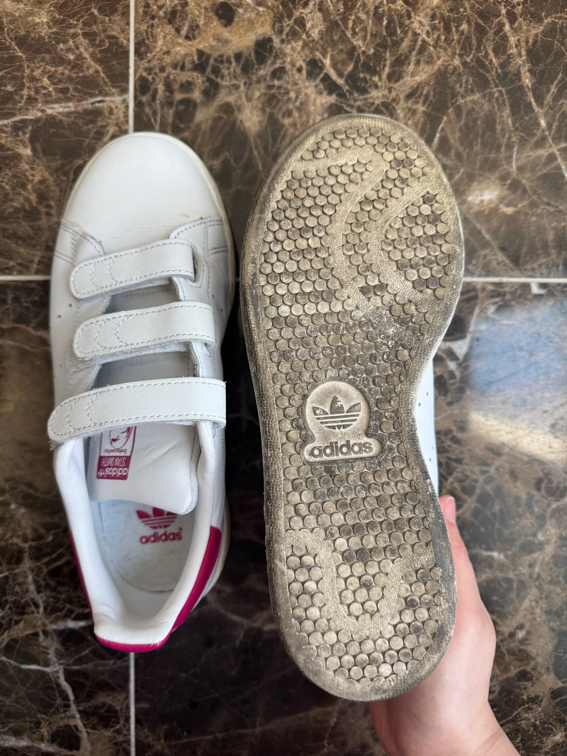 아디다스 스탠스미스 (225) 화이트핑크 상품이미지6