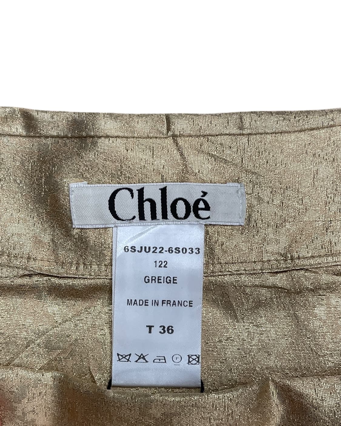 끌로에 by 피비 파일로 골드 펄 미디 스커트 상품이미지8