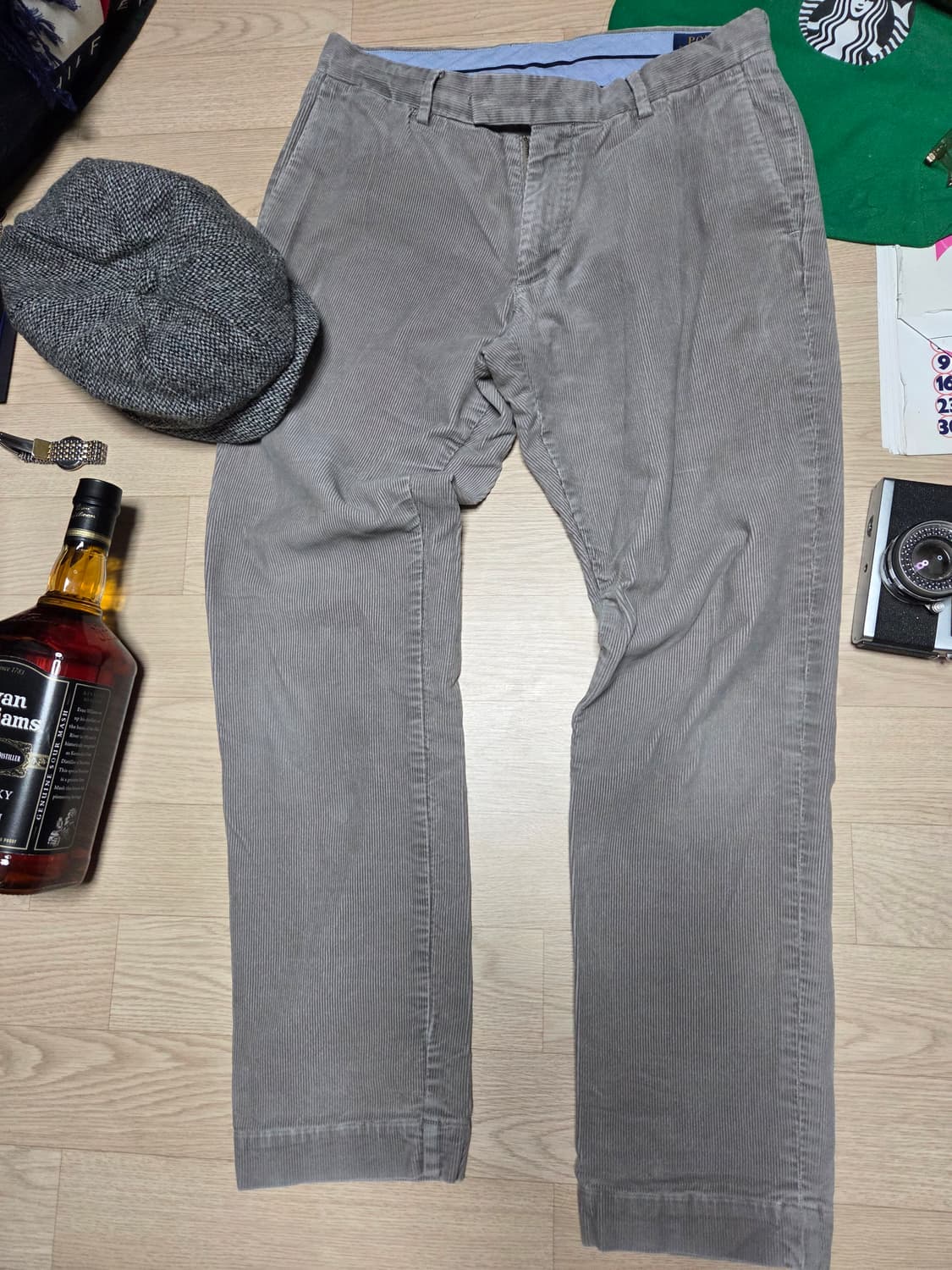 POLO RALPH LAUREN 그레이 팬츠 면바지 상품이미지1