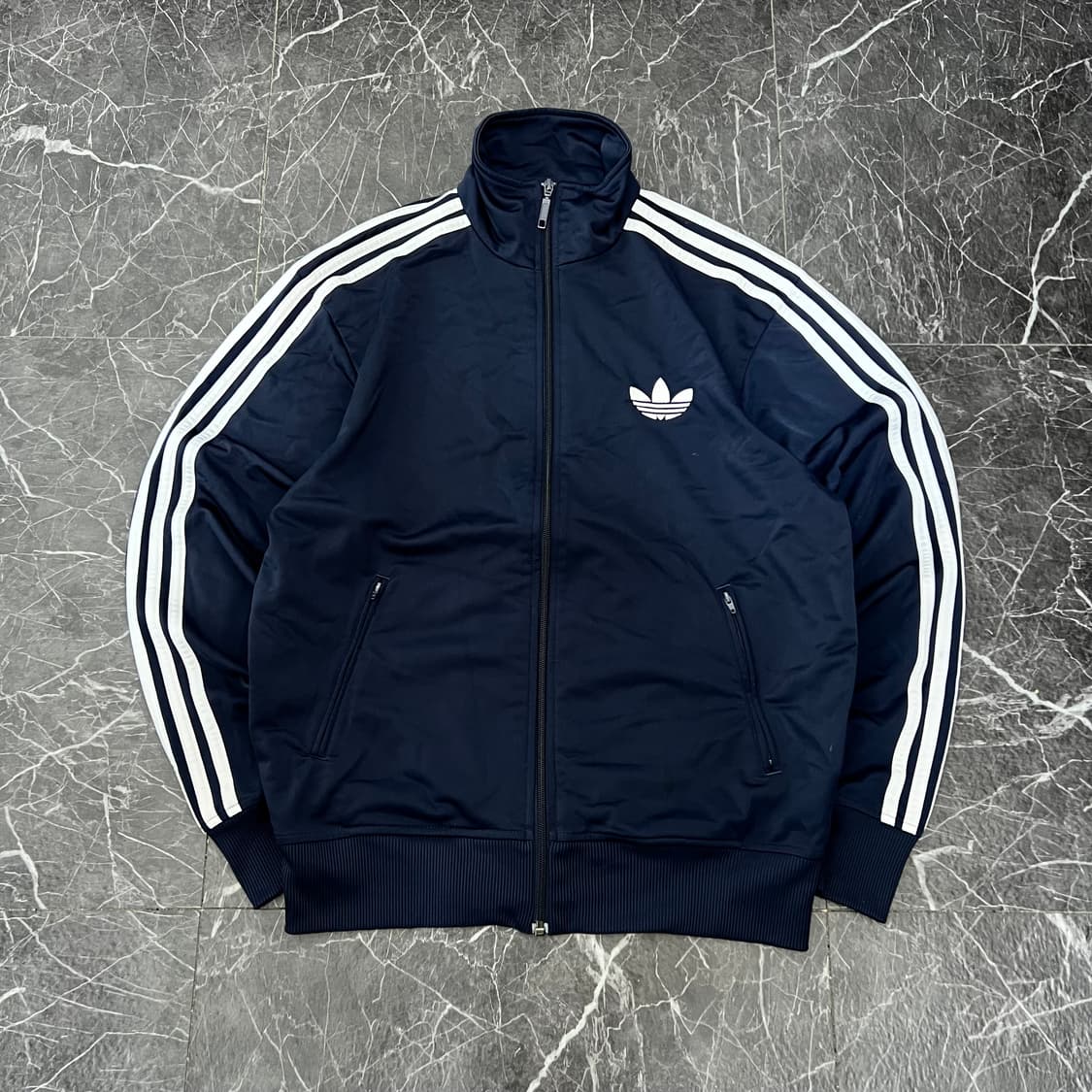 아디다스 네이비 삼선 파이어버드 트랙탑 져지자켓 상품이미지2