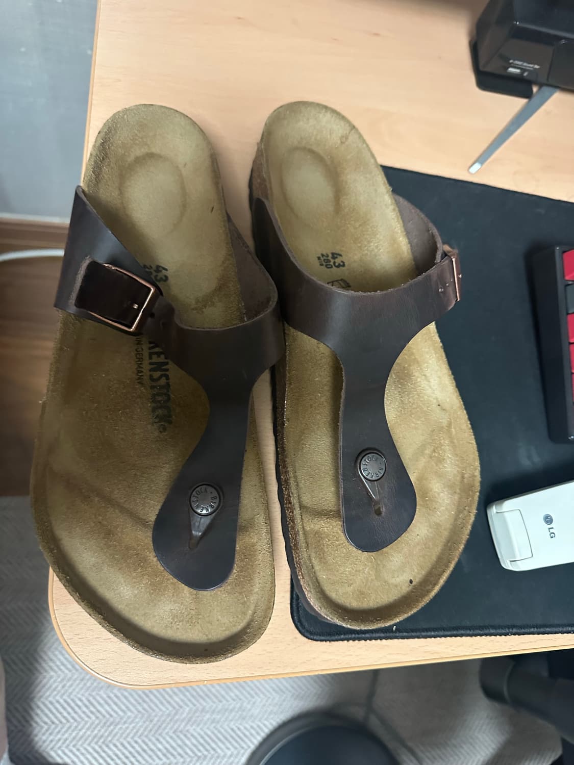 버켄스탁 지제 다크브라운 280 상품이미지1