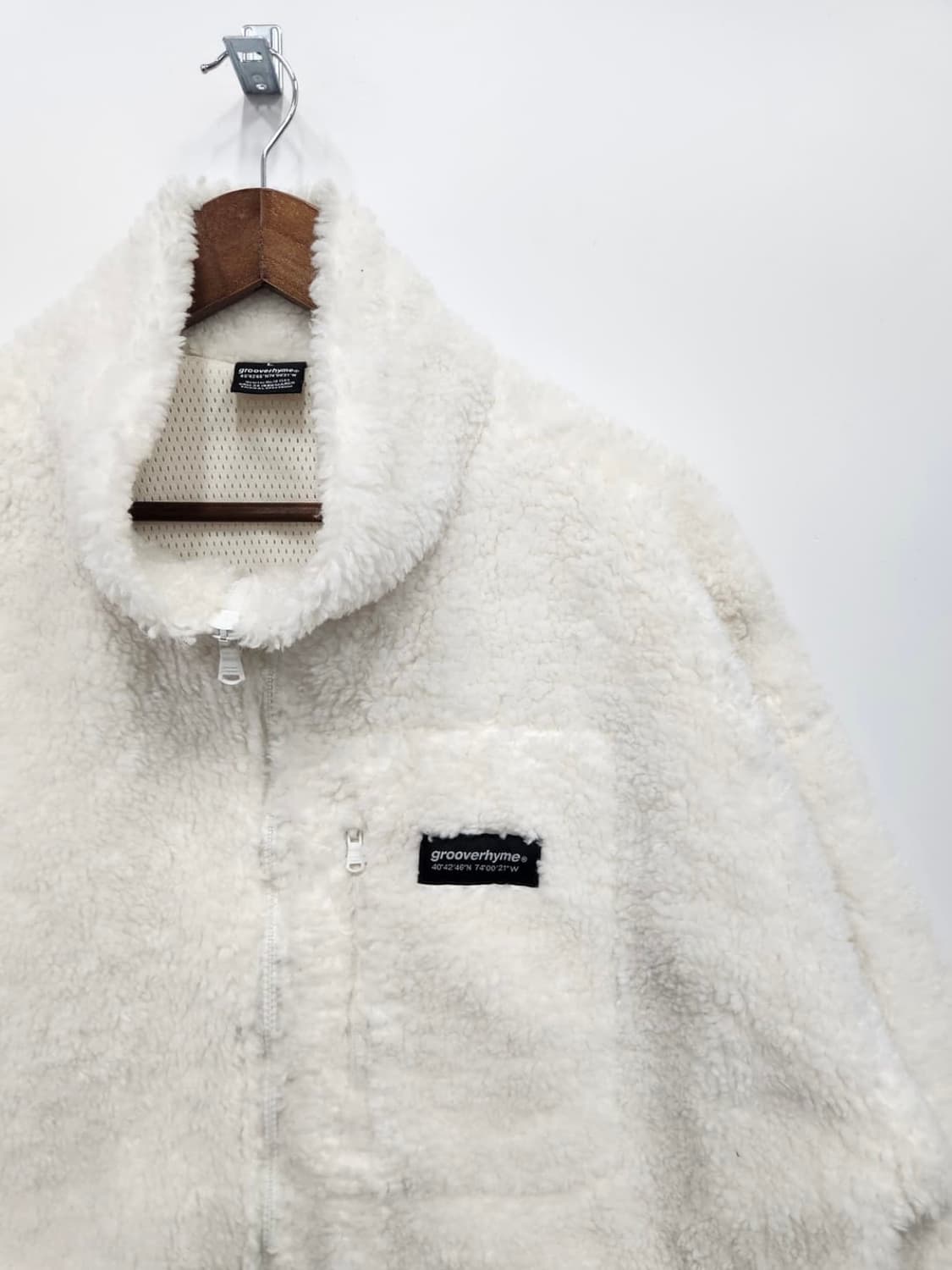 그루브 라임 아이보리 플리스  상품이미지3