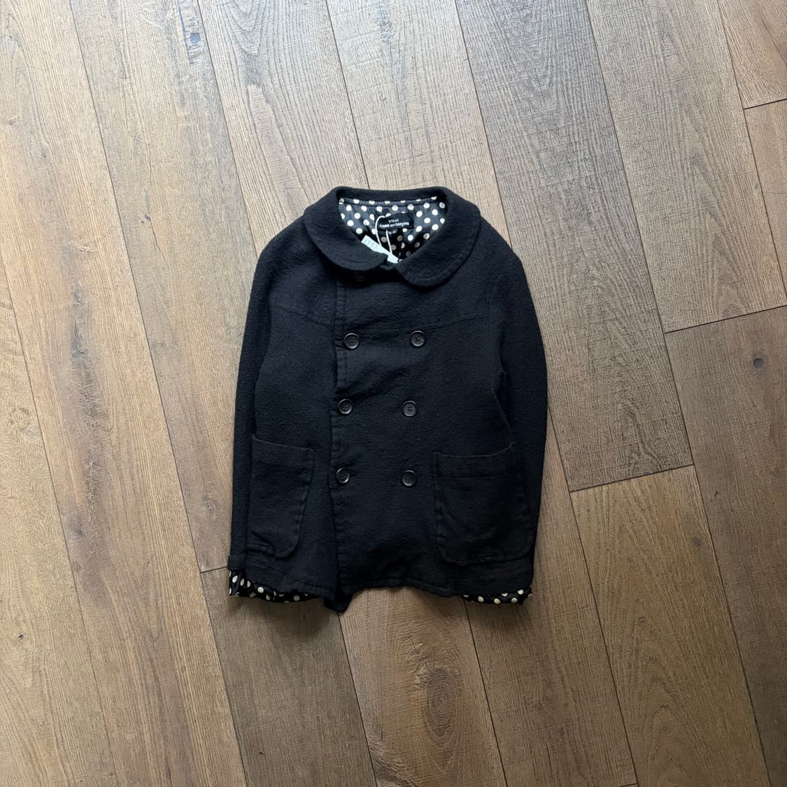 Double Button Fulling Wool Coat 상품이미지2